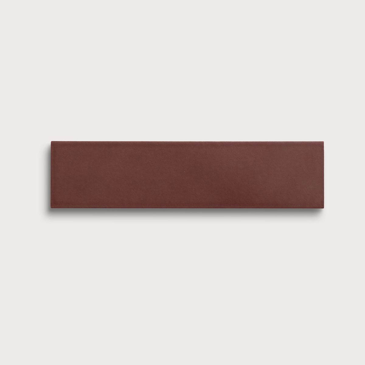 Red Red Wine ceramic tile, 3 by 12 inches, matte finish
