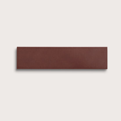 Red Red Wine ceramic tile, 3 by 12 inches, matte finish