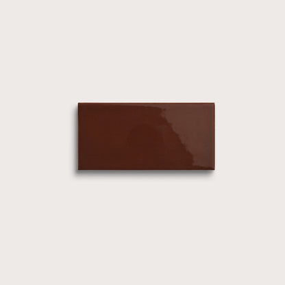 Red Red Wine ceramic tile, 3 by 6 inches, gloss finish