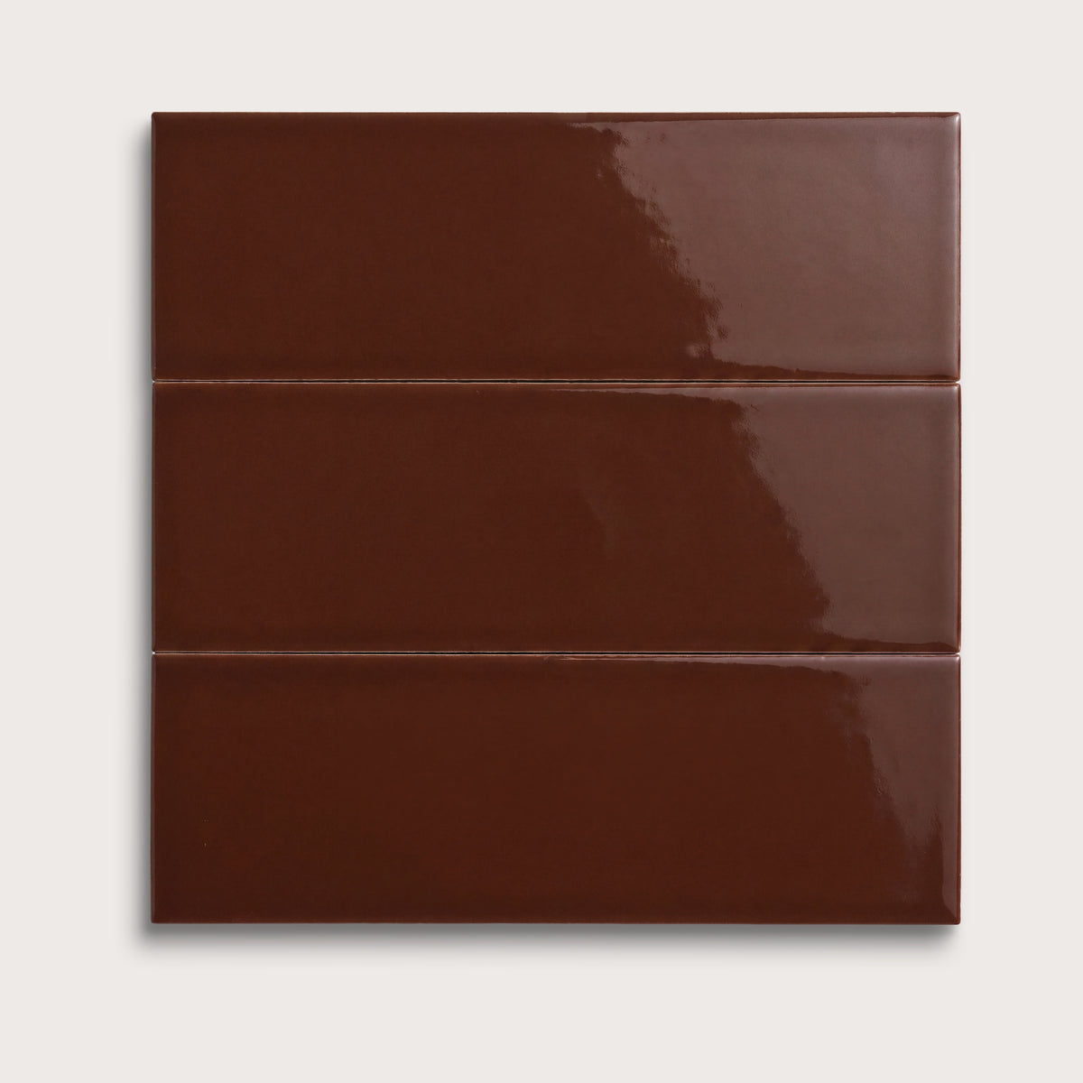 Red Red Wine ceramic tile, 4 by 12 inches, gloss finish