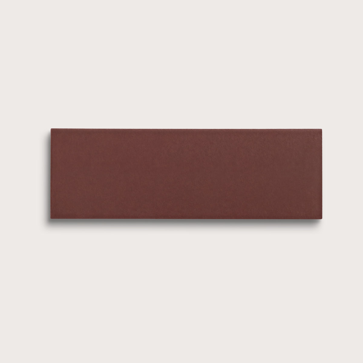 Red Red Wine ceramic tile, 4 by 12 inches, matte finish