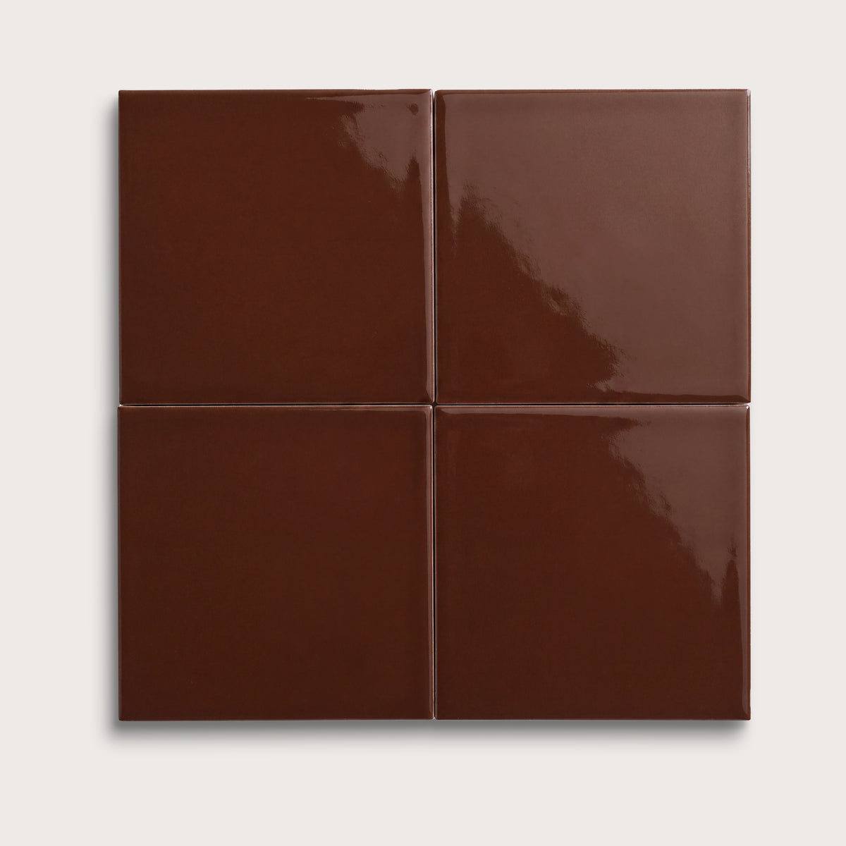 Red Red Wine ceramic tile, 8 by 8 inches, gloss finish