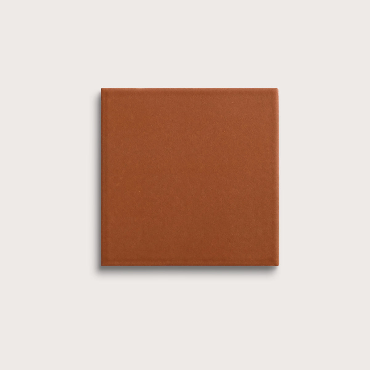Saddle ceramic tile, 6 by 6 inches, matte finish