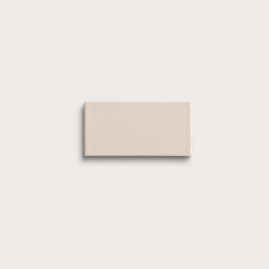 Shell ceramic tile sample, matte finish