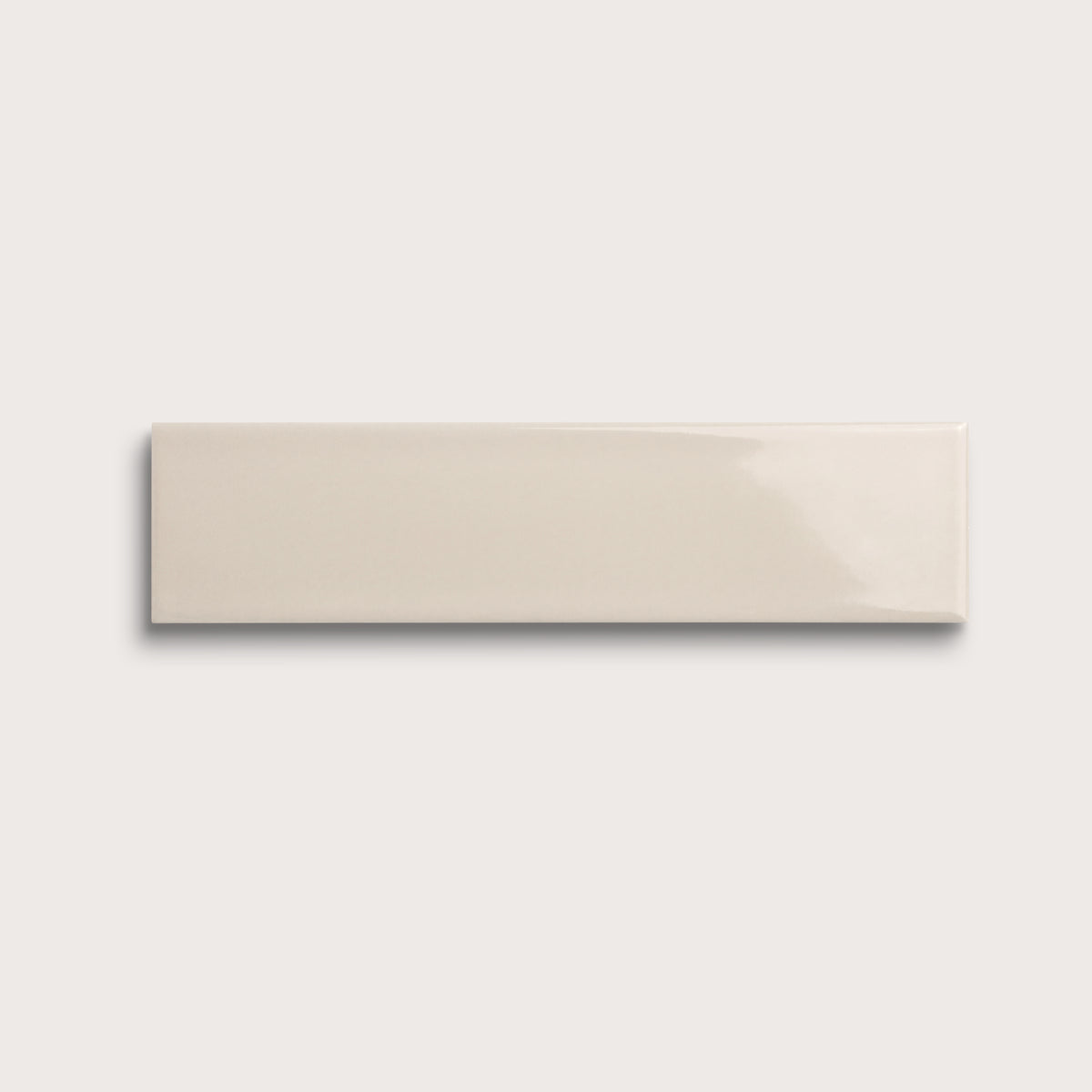 Shell ceramic tile, 3 by 12 inches, gloss finish