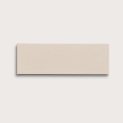 Shell ceramic tile, 4 by 12 inches, matte finish