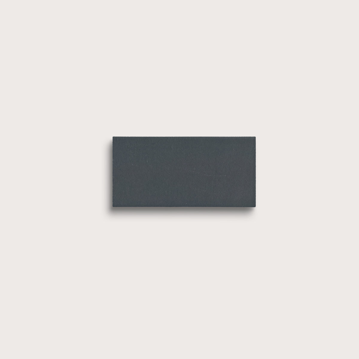 Smoke ceramic tile sample, matte finish