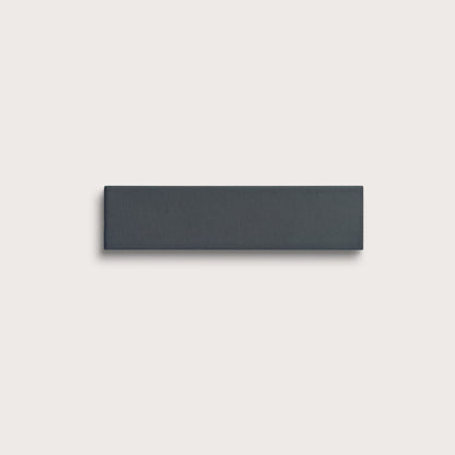 Smoke ceramic tile, 2 by 8 inches, matte finish