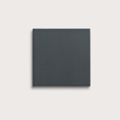 Smoke ceramic tile, 6 by 6 inches, matte finish