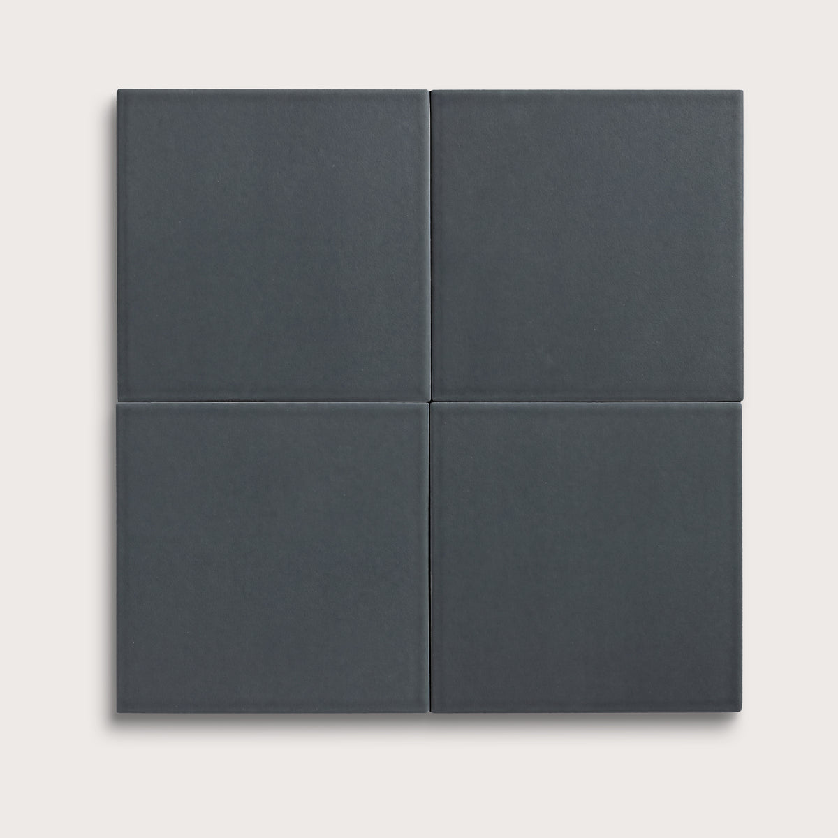 Smoke ceramic tile, 8 by 8 inches, matte finish