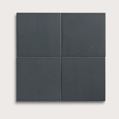 Smoke ceramic tile, 8 by 8 inches, matte finish