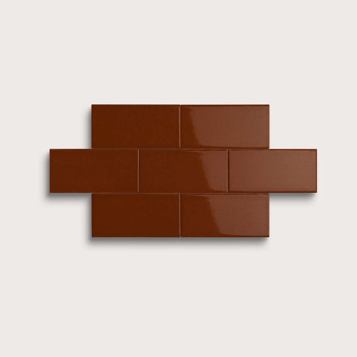 Spice ceramic tile, 2 by 4 inches, gloss finish