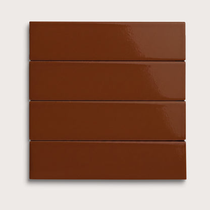 Spice ceramic tile, 2 by 8 inches, gloss finish