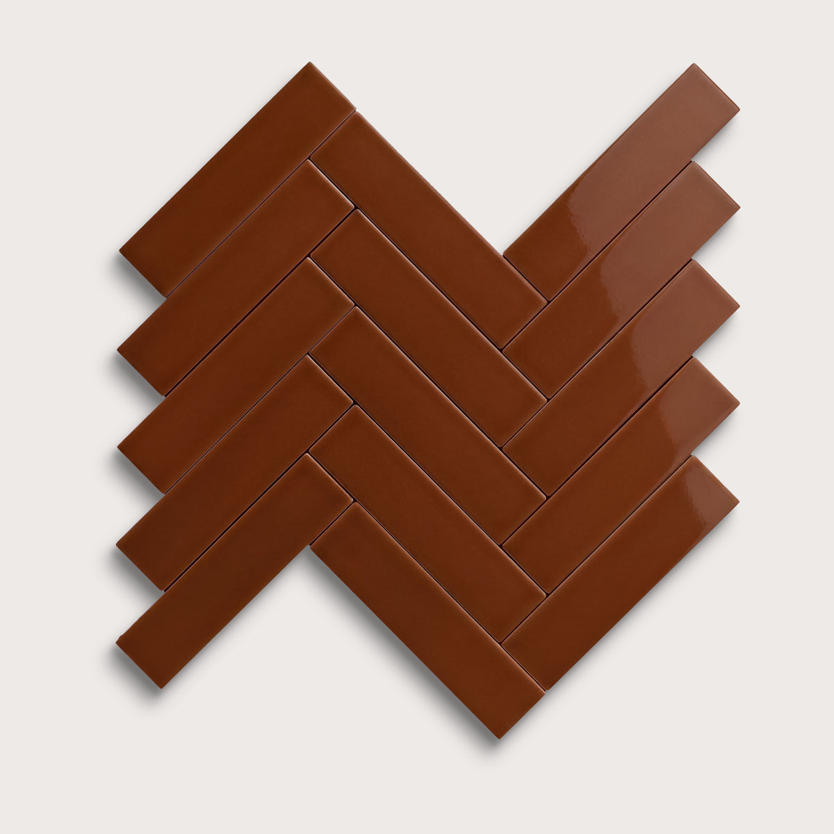 Spice ceramic tile, 2 by 8 inches, gloss finish