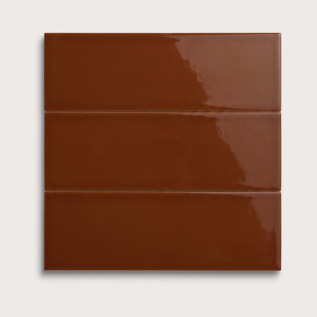 Spice ceramic tile, 4 by 12 inches, gloss finish