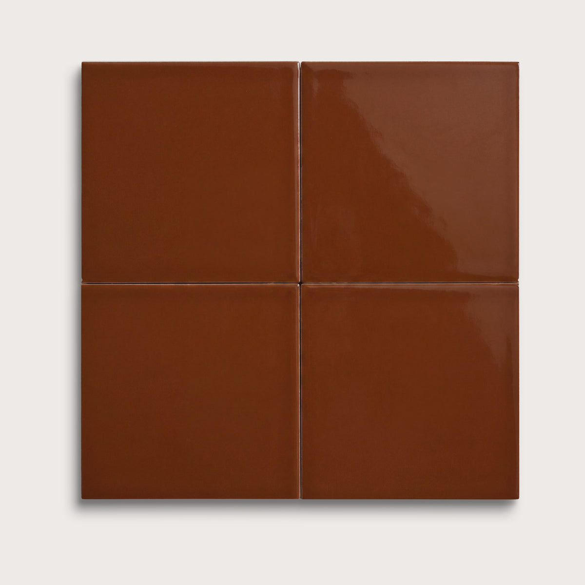 Spice ceramic tile, 6 by 6 inches, gloss finish