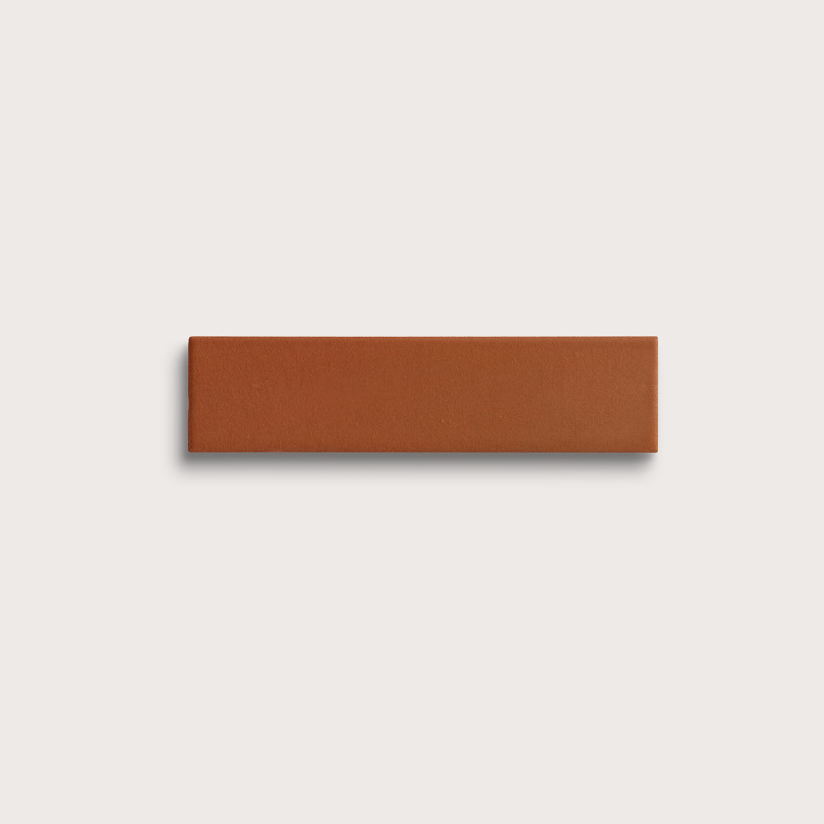 Saddle ceramic tile, 2 by 8 inches, matte finish