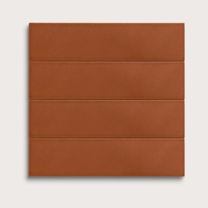 Saddle ceramic tile, 3 by 12 inches, matte finish