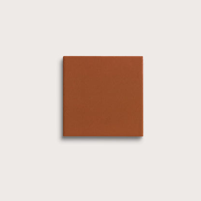 Saddle ceramic tile, 4 by 4 inches, matte finish