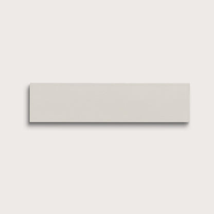 White ceramic tile, 3 by 12 inches, matte finish