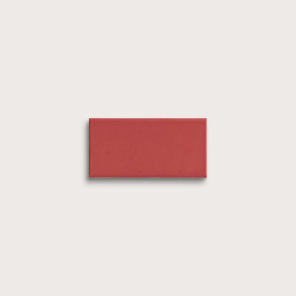 Watermelon Sugar ceramic tile, 2 by 4 inches, matte finish