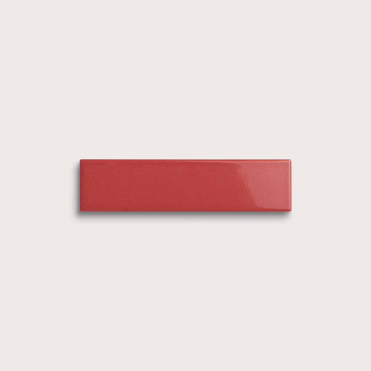 Watermelon Sugar ceramic tile, 2 by 8 inches, gloss finish