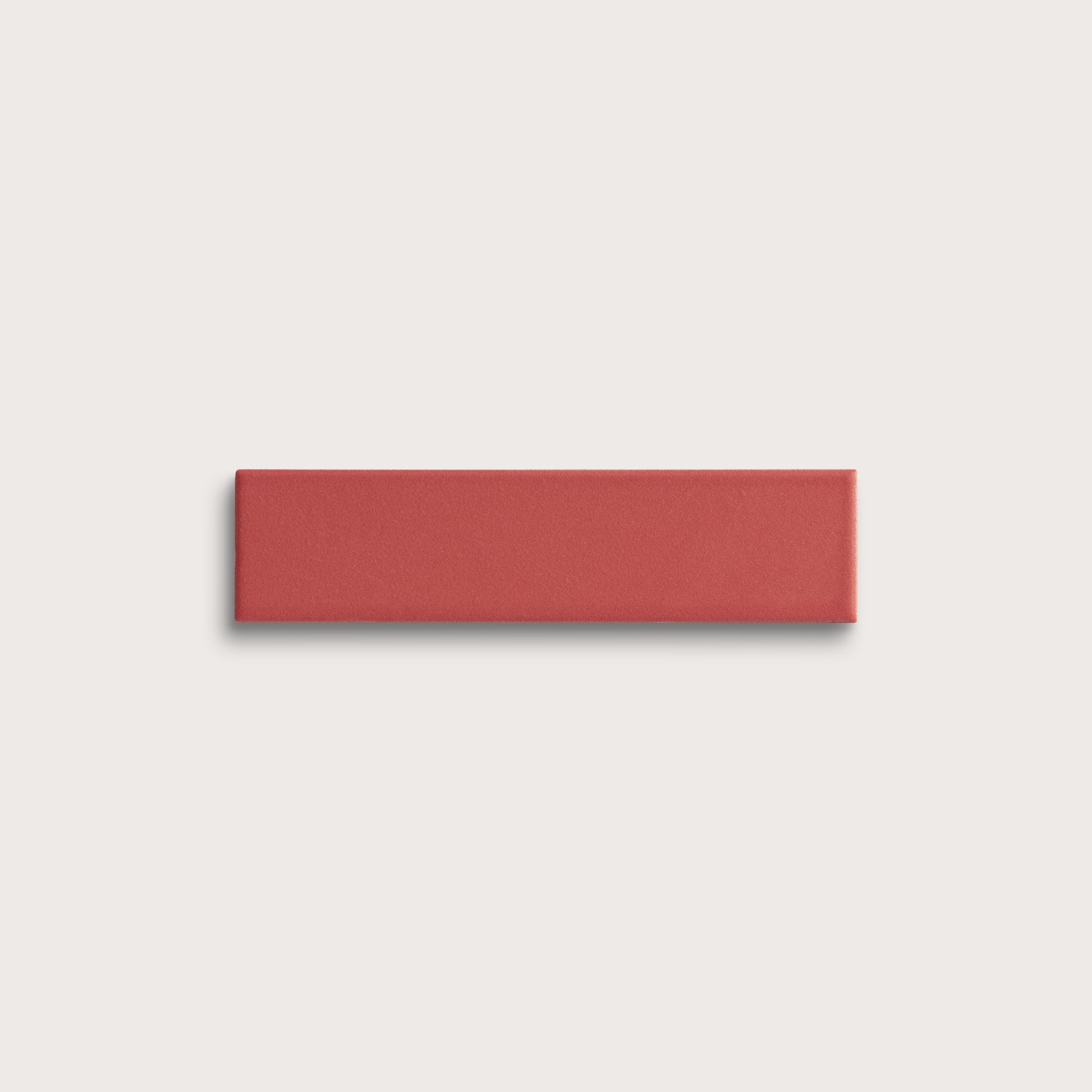 Watermelon Sugar ceramic tile, 2 by 8 inches, matte finish