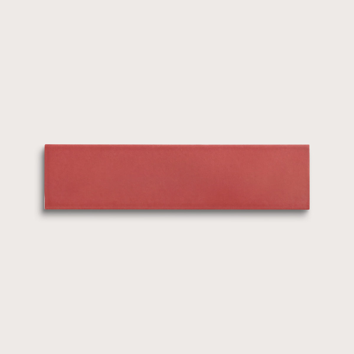 Watermelon Sugar ceramic tile, 3 by 12 inches, matte finish