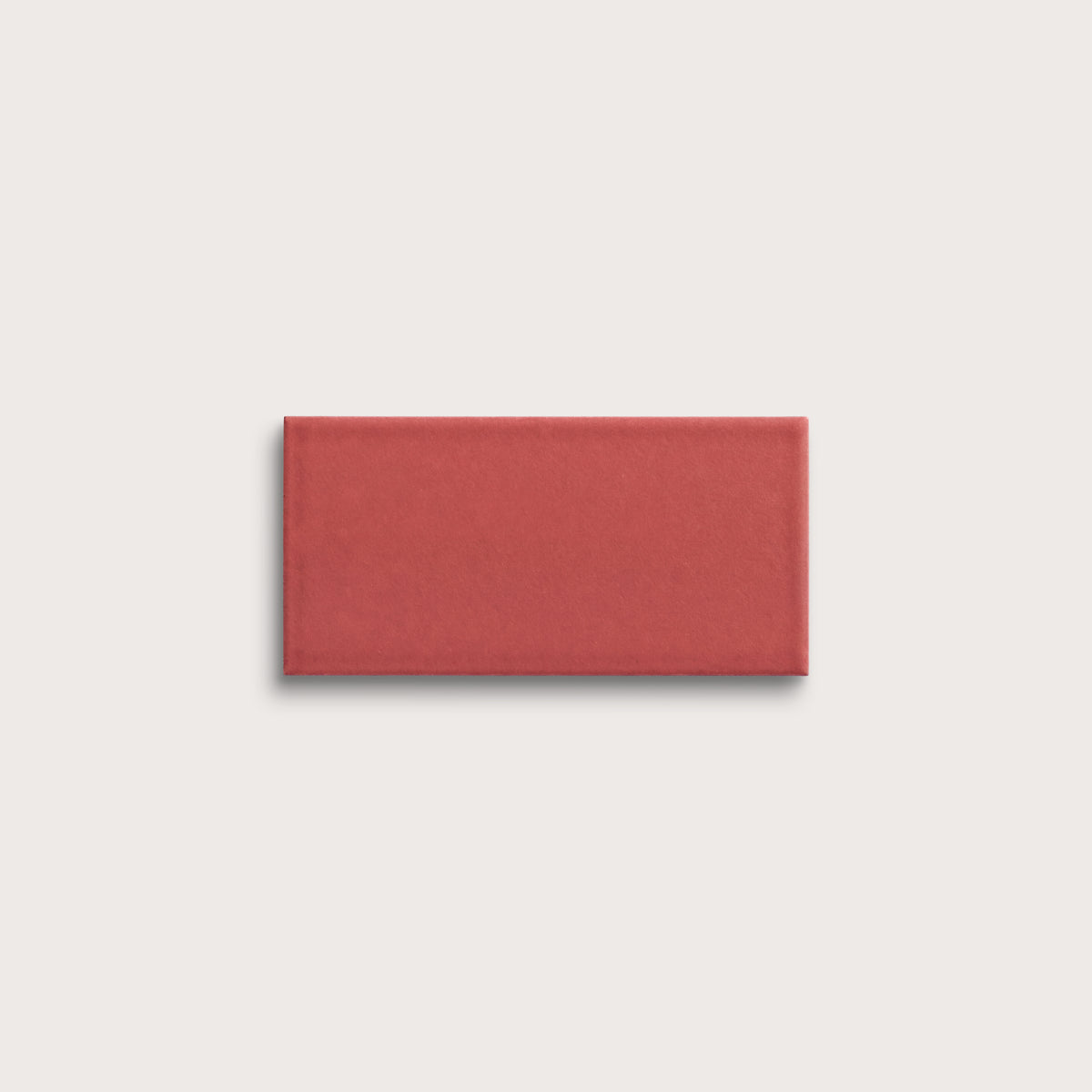Watermelon Sugar ceramic tile, 3 by 6 inches, matte finish