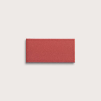 Watermelon Sugar ceramic tile, 3 by 6 inches, matte finish