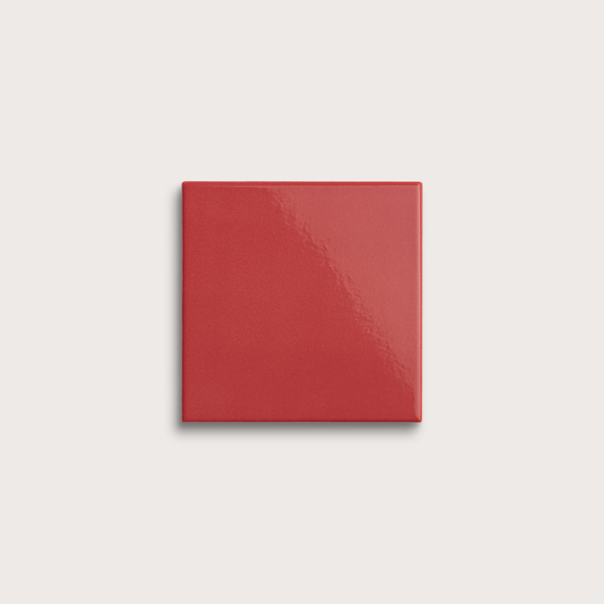 Watermelon Sugar ceramic tile, 4 by 4 inches, gloss finish