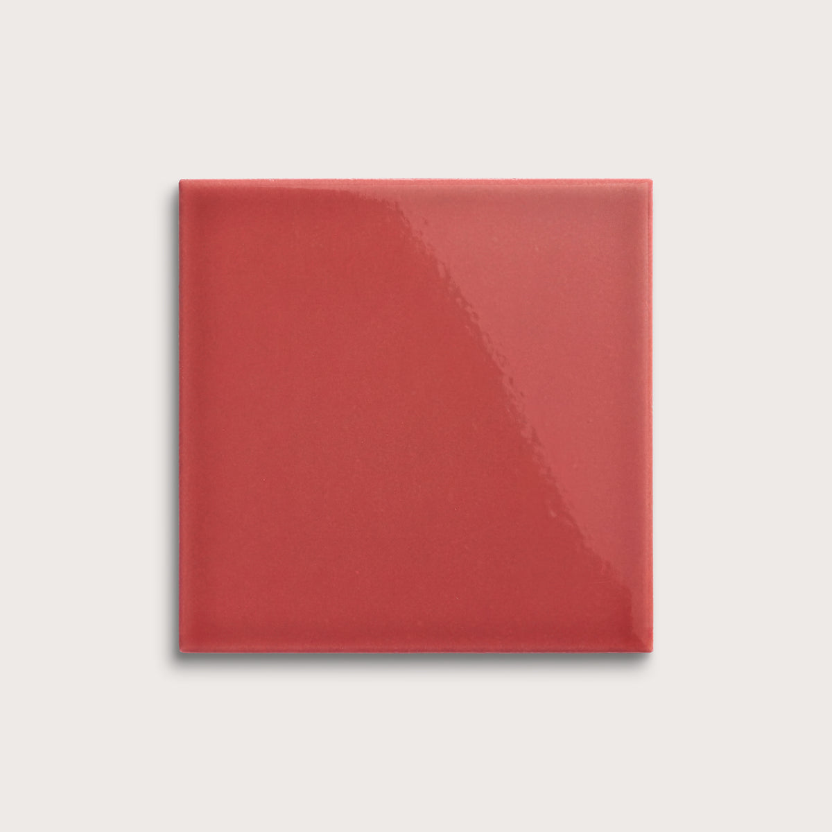 Watermelon Sugar ceramic tile, 8 by 8 inches, gloss finish