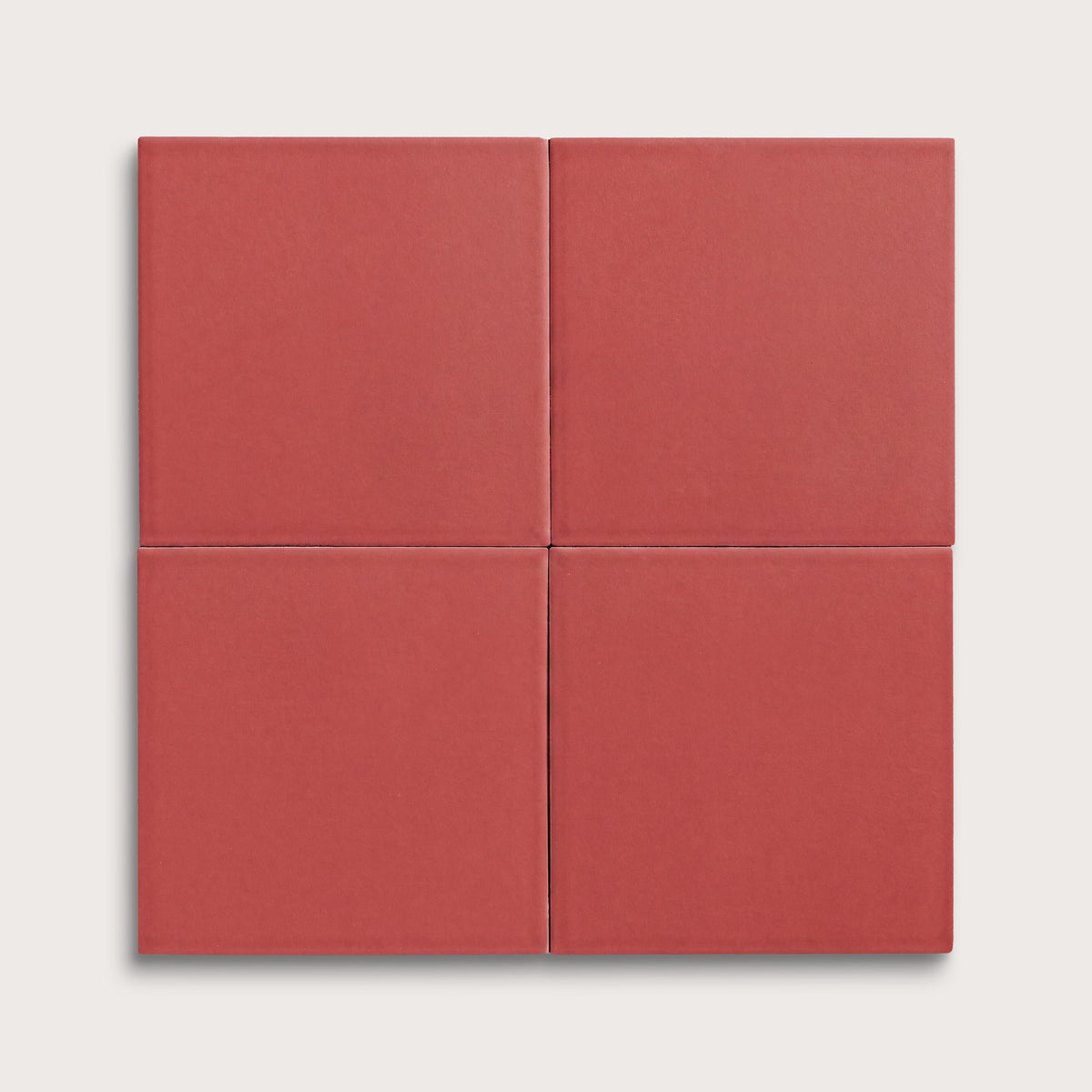 Watermelon Sugar ceramic tile, 8 by 8 inches, matte finish