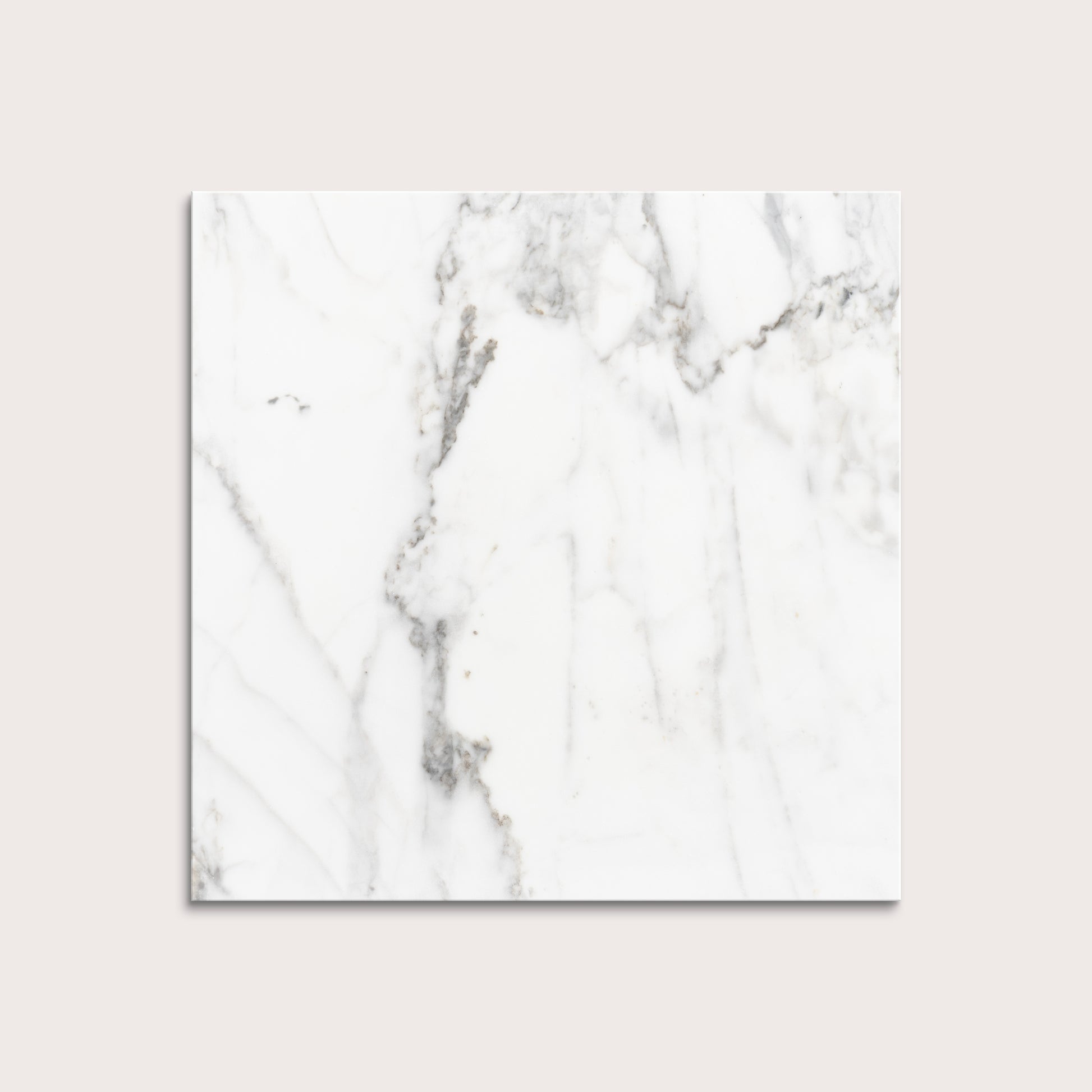 italian statuary white and grey marble tiles  on a light gray background