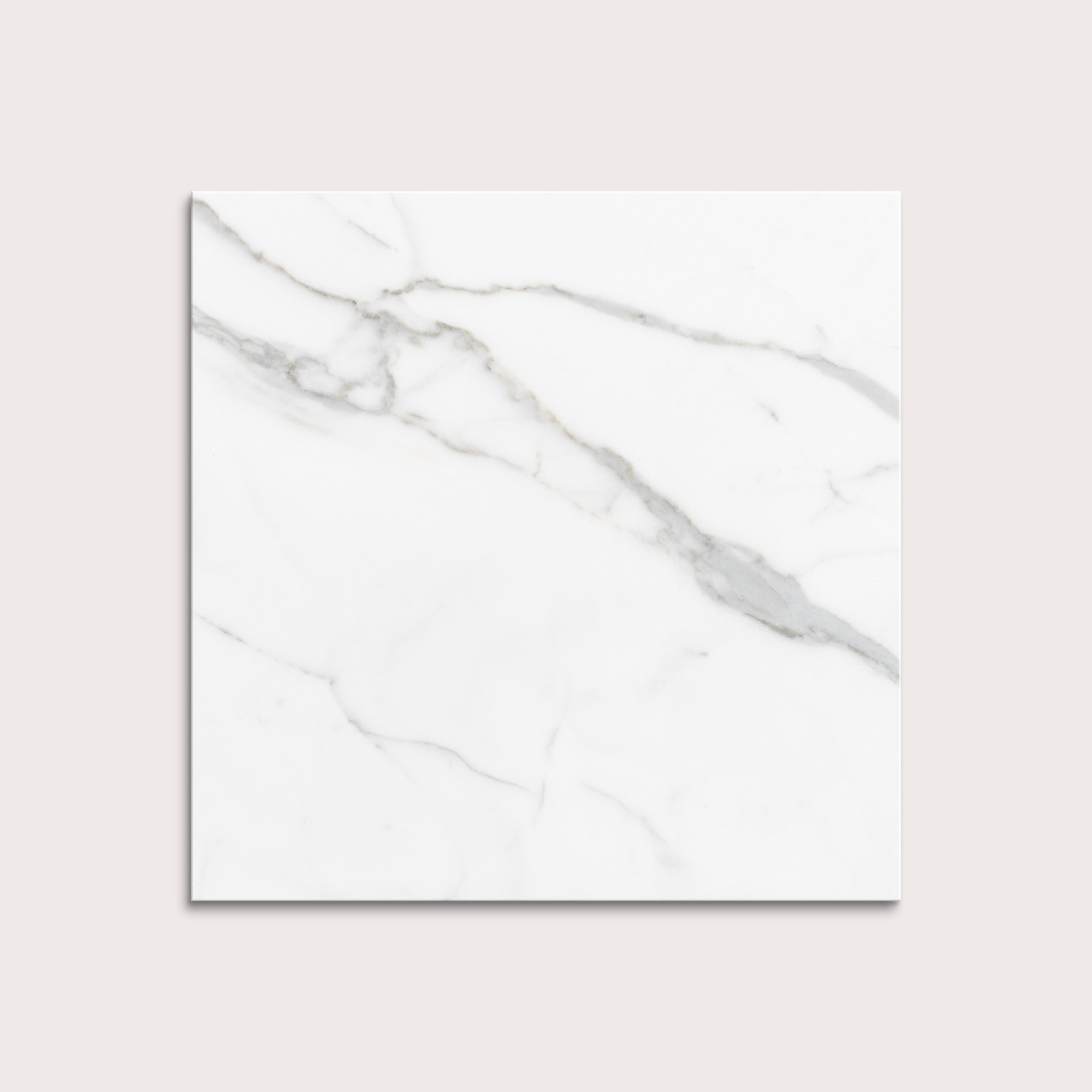 italian statuary white and grey marble tiles  on a light gray background