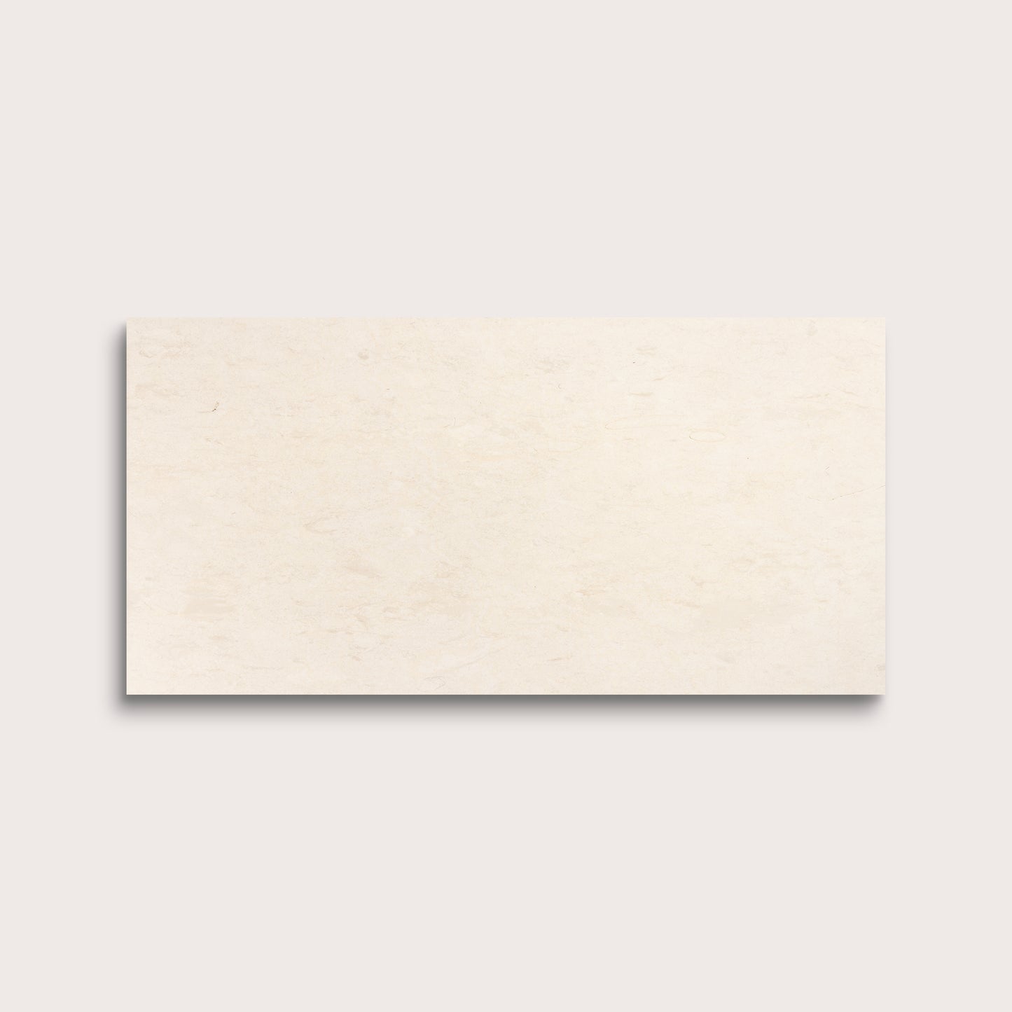 rectangle tile with a beige limestone pattern on a white background