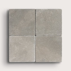 Azru Grey 6x6 Moroccan Limestone | Tumbled & Honed