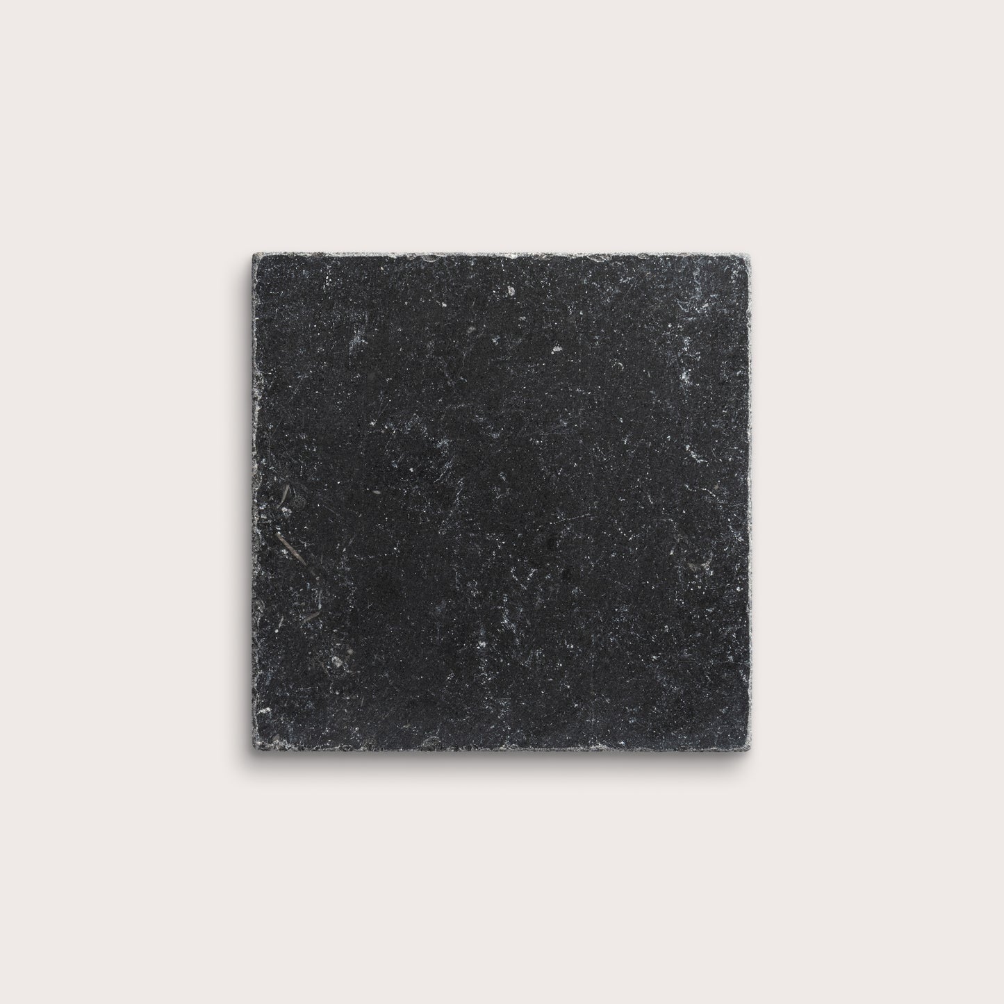 6x6 Square black marble tile - Riad Tile