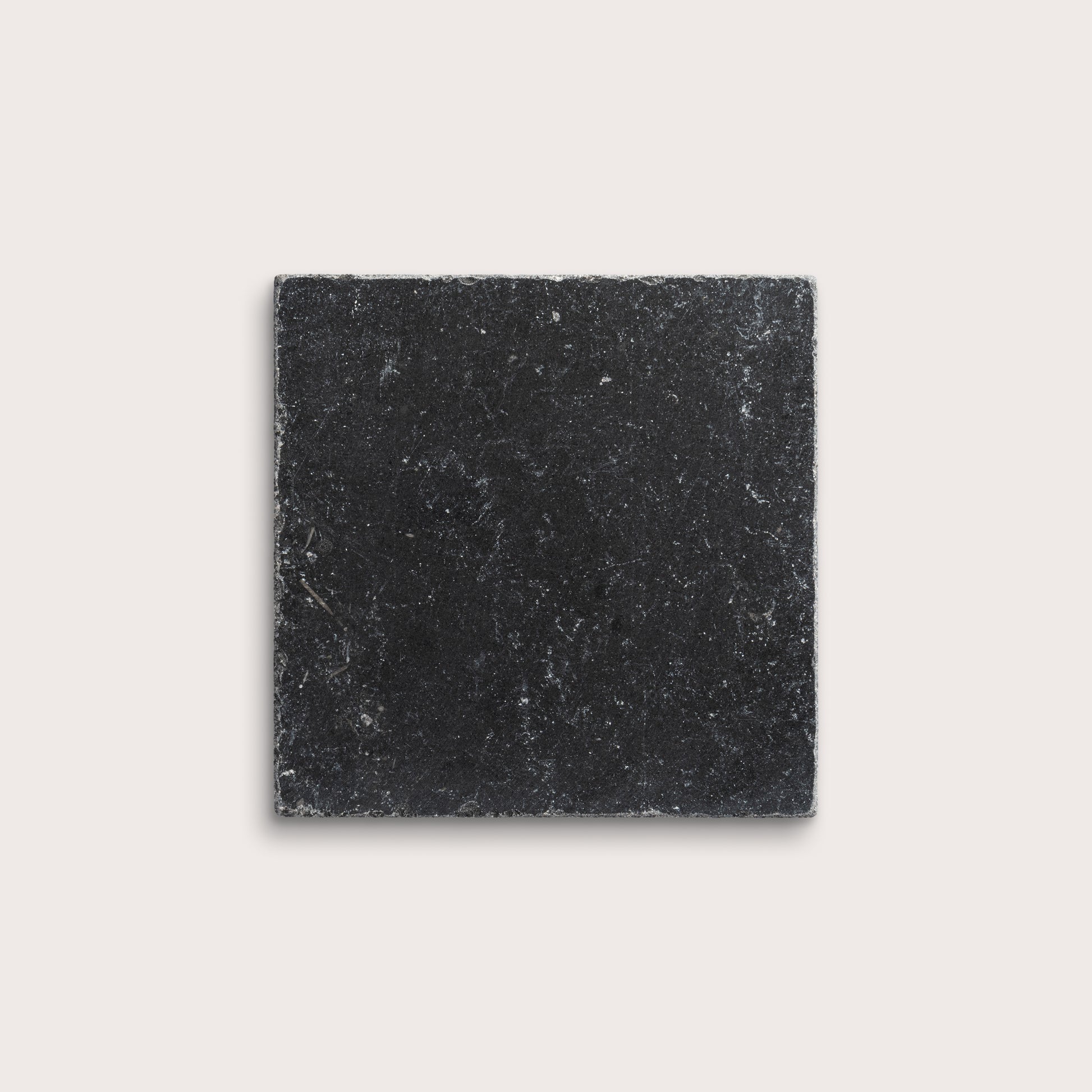 6x6 Square black marble tile - Riad Tile