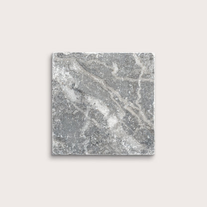 6x6 square Gray marble tile - Riad Tile