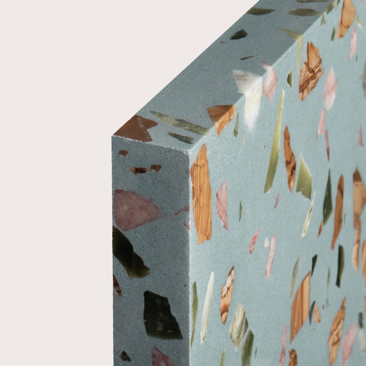 Marzipan 12x12 Terrazzo Tile-Blue Terrazzo-Riad Tile