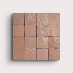 Blush 2x2 Mosaic Zellige Tile