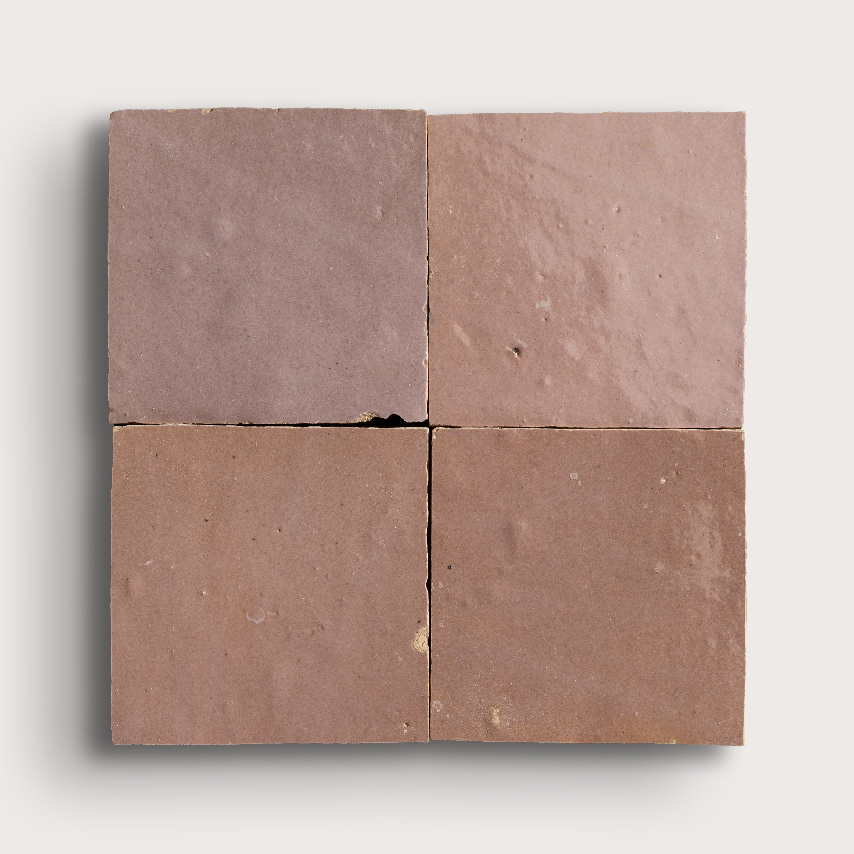 Blush 4x4 Zellige Tile – Riad Tile