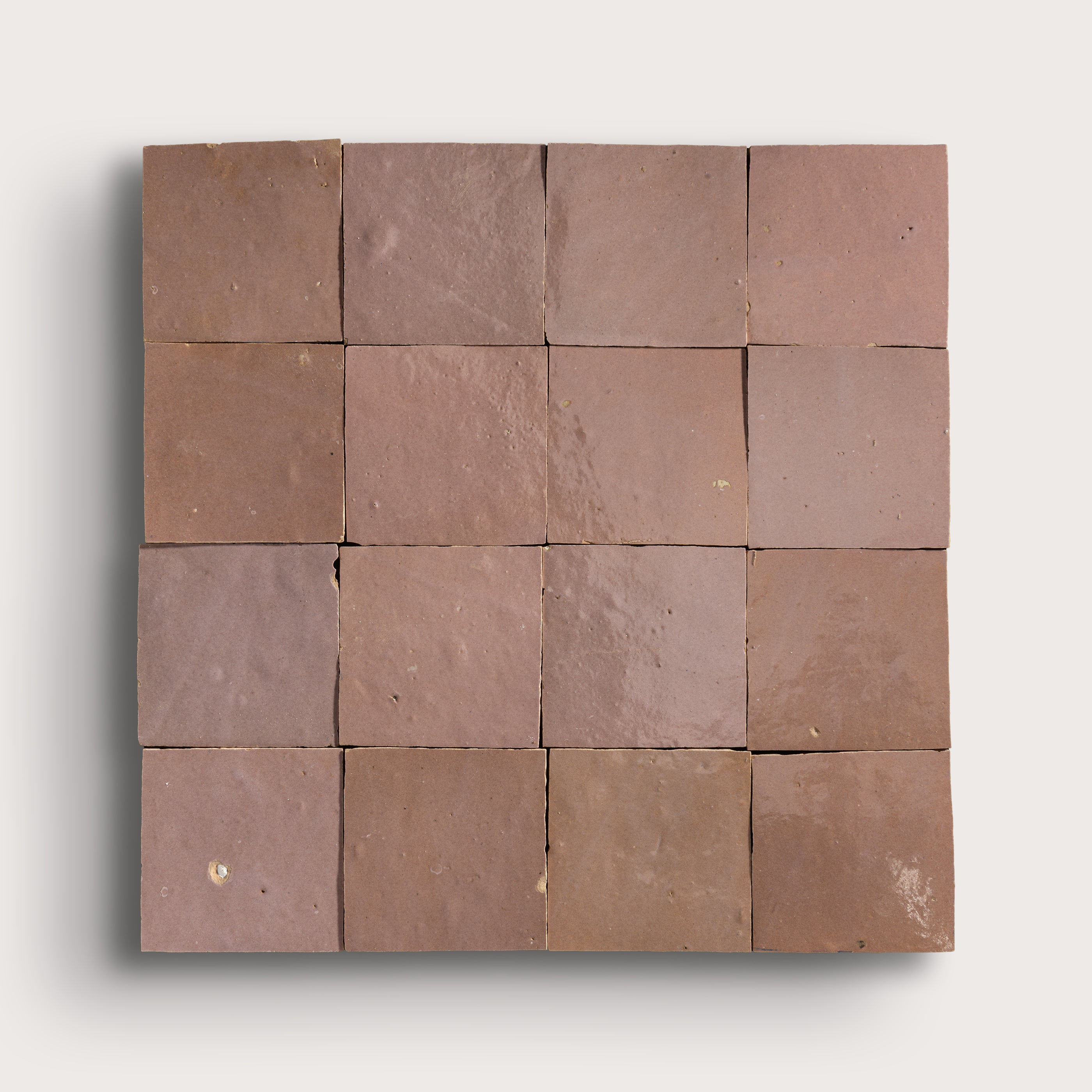 Blush 4x4 Zellige Tile – Riad Tile