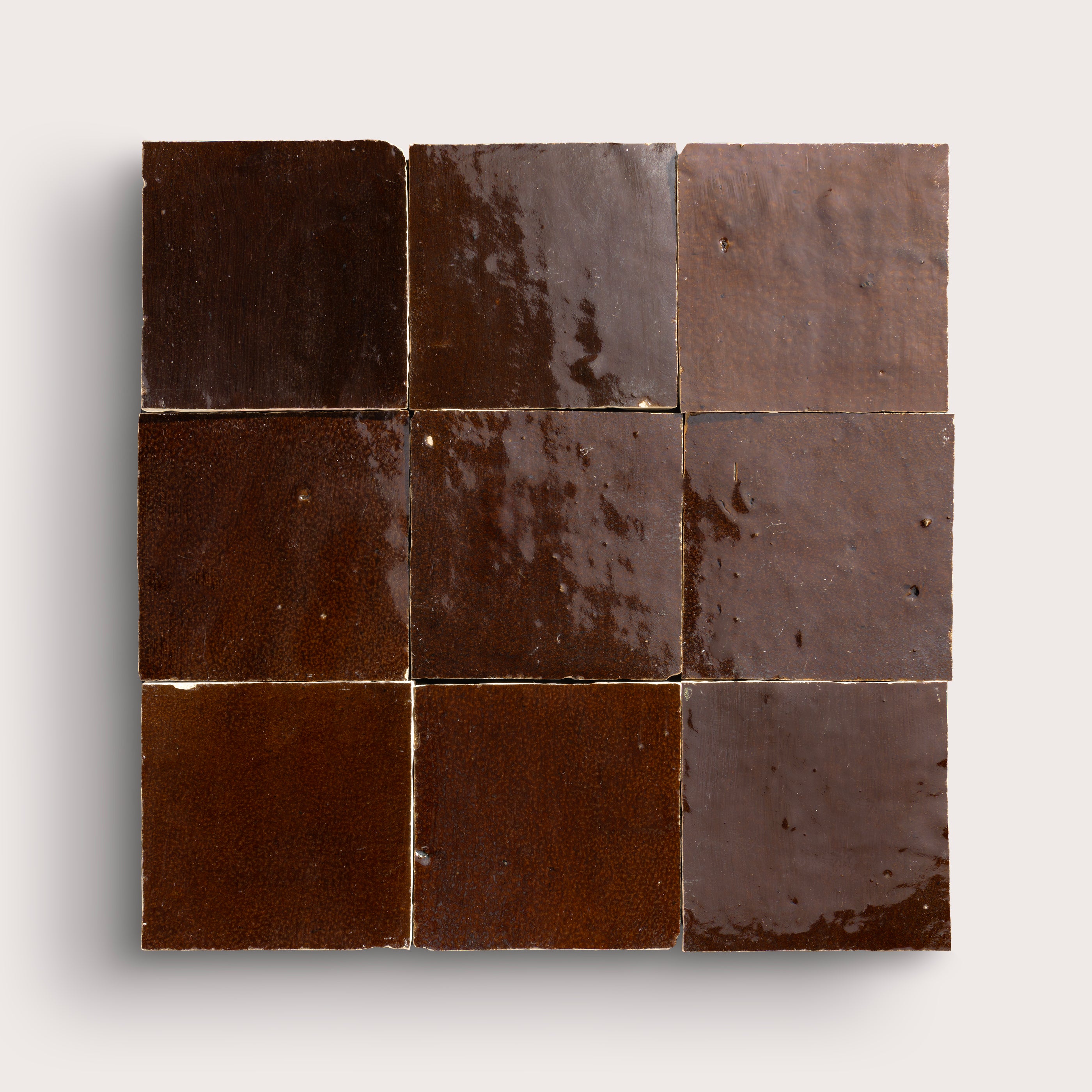 Chocolate 4x4 Zellige Tile