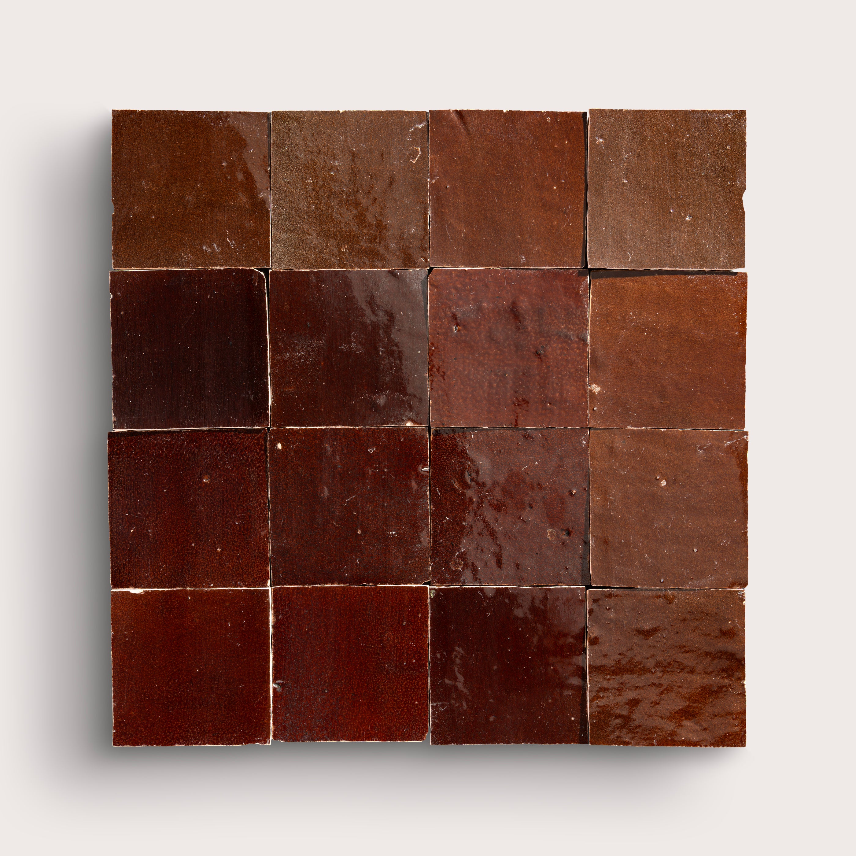 Chocolate 4x4 Zellige Tile