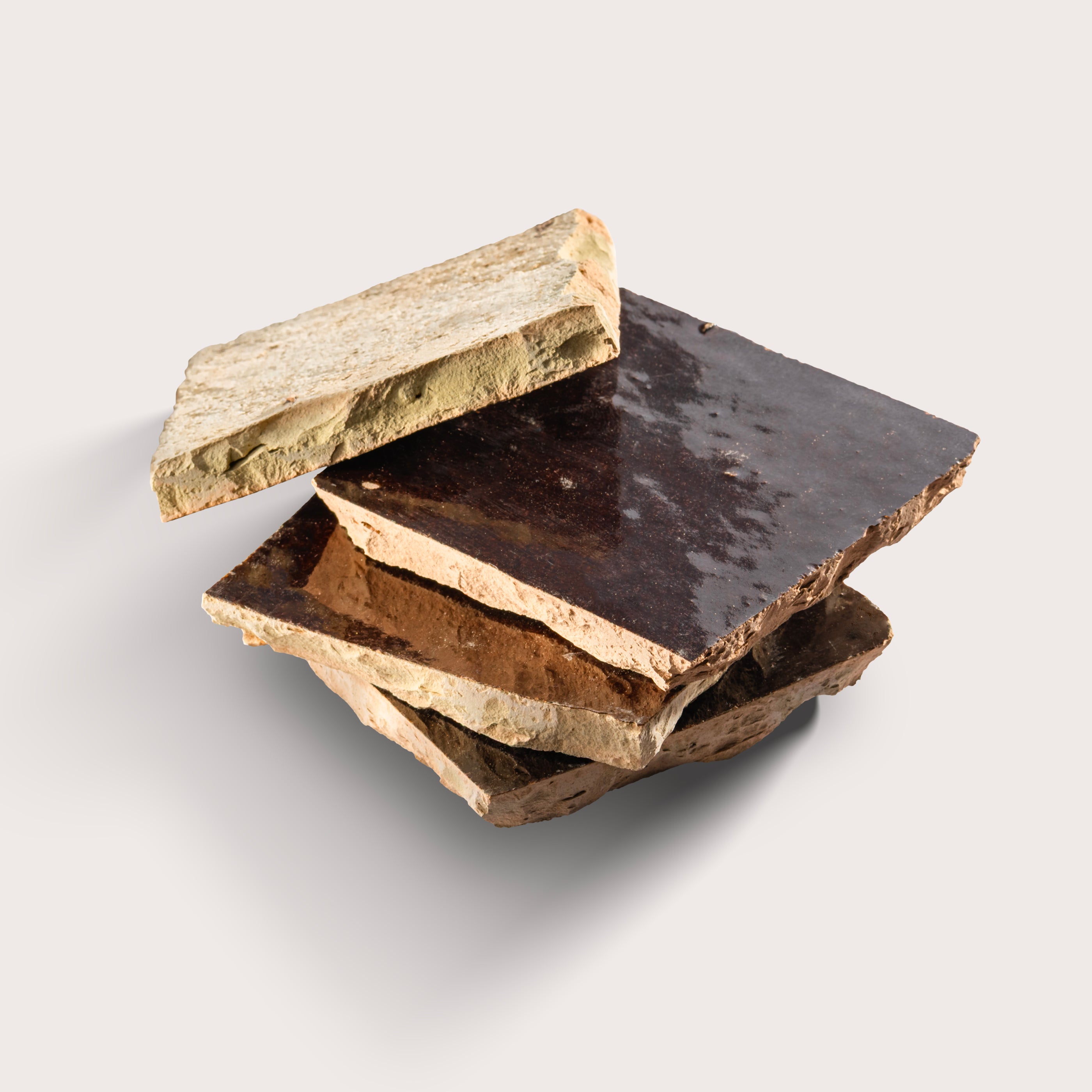 choco*°　804040 Chocolate 4x4 Zellige Tile