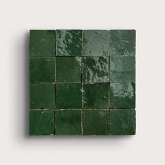 Emerald Green 2x2 Mosaic Zellige Tile