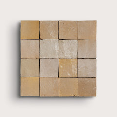 Glazed Clay 2x2 Mosaic Zellige Tile