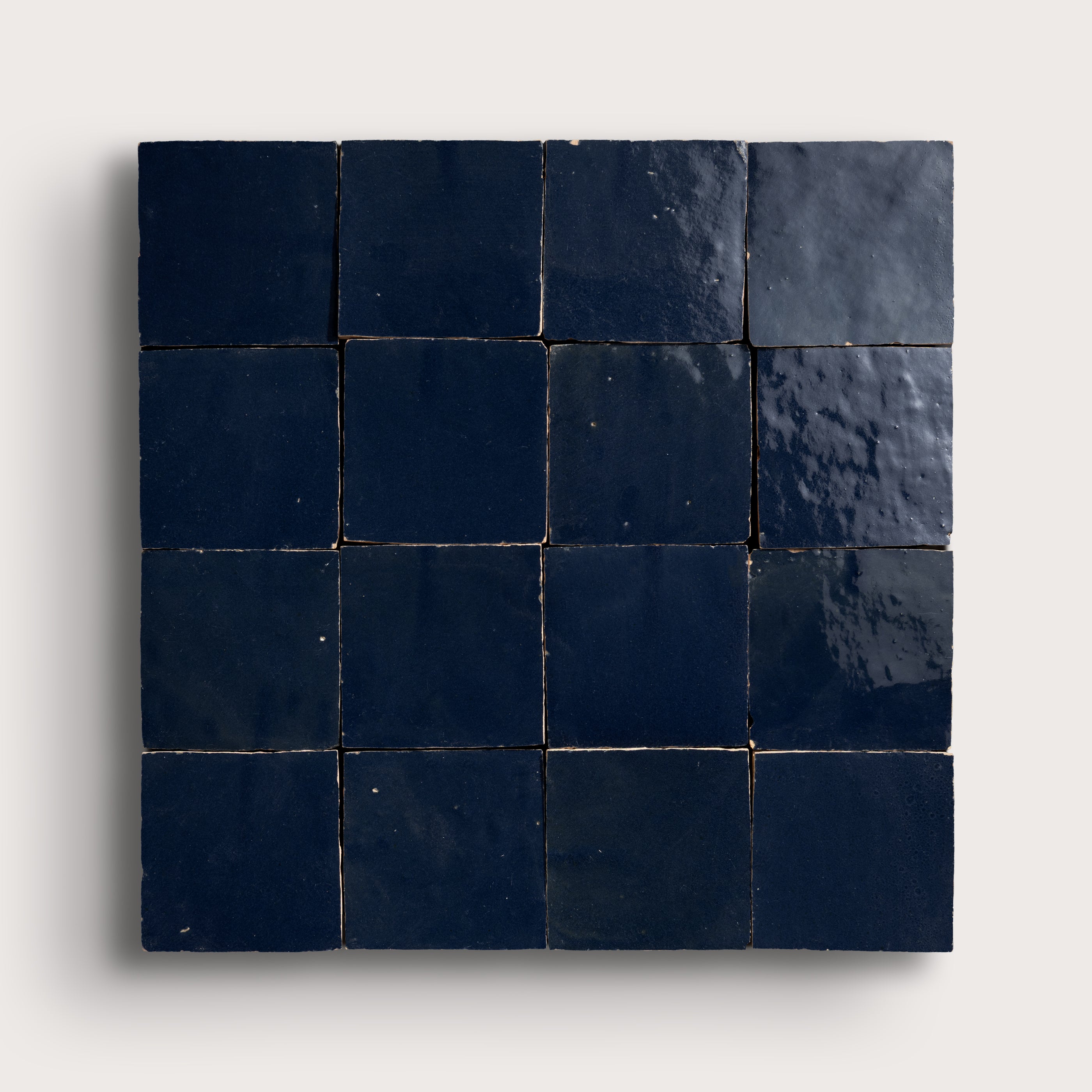 B-15C ネイビー　size40 Midnight Blue 4x4 Zellige Tile | Riad Tile